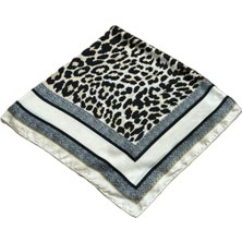 Nish&Chic Desenli Saten Fular