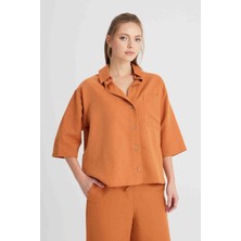 Stella Kaes Group Wrang Kadın Gömlek Kiremit M