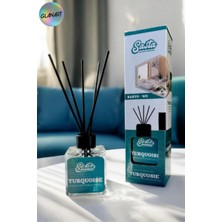 Glanart Sasta 100 ml Saten Çubuklu Bambu Ortam Kokusu  Banyo & Wc (Turquıse )