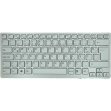 Notespare Sony Uyumlu Vaio VPC-CW13FX/P, VPC-CW14FX/P, VPC-CW15FX/R Klavye Tr Beyaz