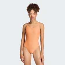 Adidas Sportswear KB0682 Iconisea Ribbed Padded Thin Straps Swimsuit