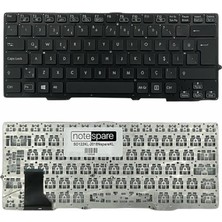 Notespare Sony ile Uyumlu Vaio SVS1312J3E, SVS1312K3E, SVS1312M9R, SVS1312N9E Notebook Klavye Siyah Tr