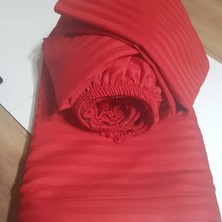 Flamel Pamuk Saten Nevresim Takımı Lastikli Çarşaf Yastık Yorgan Kılıfı