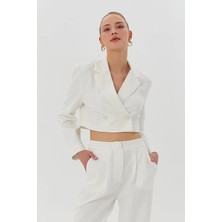 Nish&Chic Kadın Ceket Crop