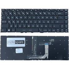 Notespare Msi Uyumlu GF63 Thin 12VE-1200XTR Klavye Tr Işıklı Siyah
