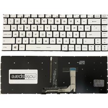 Notespare Msi Uyumlu MS-16Q3, MS-16S1 Klavye Tr Işıklı Gümüş Gri