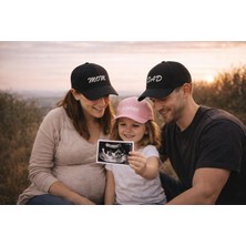 SF Collection Aile Kombin Şapka Seti Mom Dad Sister Brother Baskılı Unisex Ayarlanabilir Şapka