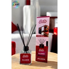 Glanart Sasta 100 ml Saten Çubuklu Bambu Ortam Kokusu  Yatak Odası (Maaron)