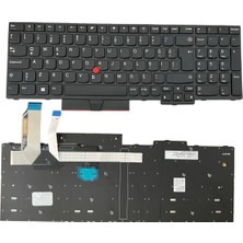 Notespare Lenovo Uyumlu Thinkpad E590 20NC0004TX, E595 20NF0000TX Klavye Tr Siyah Çerçeveli