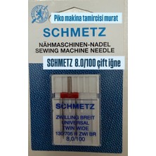 Schmetz 8mm Çift Iğne 8.0/100