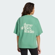 Adidas Sportswear KU6061 3-Stripes Studio T-Shirt