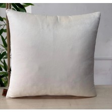 Elanora Home Luxury Soft Kadife Koyu Krem Kırlent Kılıfı ,yumuşak Dokulu, Şık & Modern