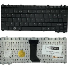 Notespare Toshiba ile Uyumlu Dynabook Satellite U400-23J, U400-23V, U400-240 Notebook Klavye Siyah Tr