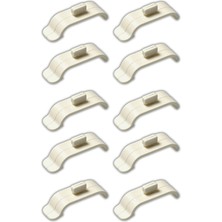 SARIALARM Vela - Zebra ve Stor Perde Montaj Aparatı Takmatik - Portray 10 Adet( Geniş Kasa- 4,5 Cm)