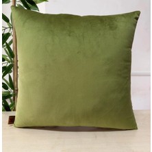 Elanora Home Luxury Soft Kadife Açık Yeşil Kırlent Kılıfı ,yumuşak Dokulu, Şık& Modern Kırlent