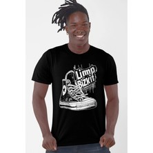 Rock&roll Limp Sneaker Kısa Kollu Siyah Erkek Tişört