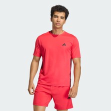 Adidas Performance KD0700 Workout Essentıals Base 3-Strıpes T-Shırt