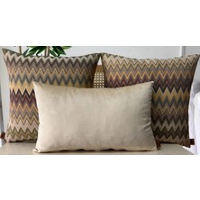 Elanora Home Dekoratif Kırlent Kılıfı,yüksek Kaliteli Dokuma Kumaş,,3’lü Set