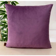 Elanora Home Luxury Soft Kadife Lila Rengi Kırlent Kılıfı ,yumuşak Dokulu, Şık& Modern