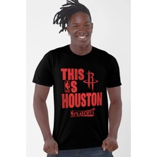 Rock&roll Rockets Basketbol Kısa Kollu Siyah Erkek Tişört