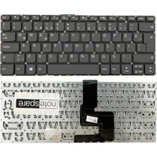 Notespare Lenovo Uyumlu Ideapad S340-14IML Type 81N9, S340-14IWL Type 81N7 Klavye Füme Tr