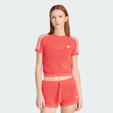 Adidas Originals KC6482 Knıtted Crochet Calı Tee