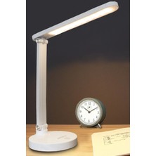 Ethab Ticaret PS-1912 Şarjlı 40 LED Çalışma Okuma Işığı Kademeli Masa Lambası Ayarlanabilir Renk Tonu ve