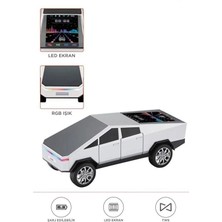Ethab Ticaret D68 Cyber Model Araba Tasarımlı Bluetooth Hoparlör 15W Güçlü Ses Rgb LED /tws/usb Beyaz