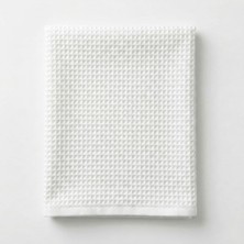 Alesta Home Pamuklu Waffle Beyaz Banyo Havlusu 100X180 cm HVL051