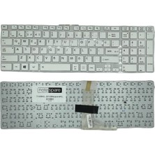 Notespare Toshiba Uyumlu Satellite L50-A-1D0, L50-A-1D4, L50-A-1DH, L50-A-1DJ Klavye Tr Beyaz