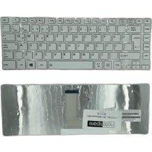 Notespare Toshiba ile Uyumlu Satellite L830, L830D, L835, L835D, L840, L840D Notebook Klavye Beyaz Tr