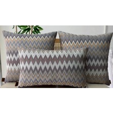 Elanora Home Dekoratif Kırlent Kılıfı,yüksek Kaliteli Dokuma Kumaş,,3’lü Set