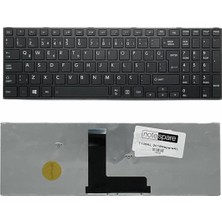 Notespare Toshiba ile Uyumlu Satellite C50-B-15V, C50-B-160, C50-B-171, C50-B-173 Notebook Klavye Siyah Tr