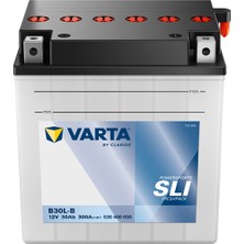 YB30L-B Varta 12V 30AH Atv, Jet-Ski, Utv ve Motosiklet Aküsü
