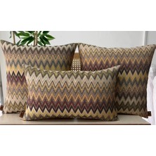 Elanora Home Dekoratif Kırlent Kılıfı,yüksek Kaliteli Dokuma Kumaş,,3’lü Set