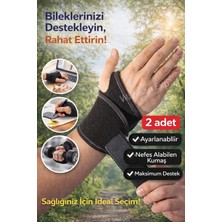 Ankaflex 2 Adet Exp El Bilek Ateli Medikal Ortopedik Spor Bandı Bandajı Statik Splinti Bilekliği Incinme Burkulma Bandajı