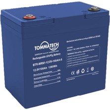 Tommatech Abs+Pc Kasa 12.8V 100AH Lfp Marine Batarya