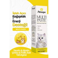 Petscape Kedi Multivitamin Macun - İştah Açıcı, Bağışıklık ve Enerji Desteği (Taurinli Vitamin Paste) 100g