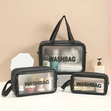 Esranın Dünyası Ezere Su Geçirmez Premium Kalite Seyahat Makyaj ve Kozmetik Çantası 3 Adet SET-(5775) RSHPS34-ESR