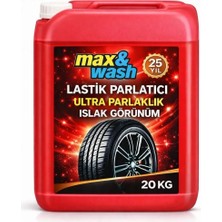 Max&Wash 20KG LASTİK PARLATICI ISLAK GÖRÜNÜM