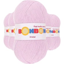 5 Adet Kristal El Örgü Lif Ipi Lila 98332