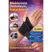 Ankaflex 2 Adet El Bilek Ateli Medikal Ortopedik Spor Bandı Bandajı Statik Splinti Bilekliği Incinme Burkulma Bandajı