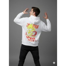 Lenithra Japan Tour Sırt Baskılı Unisex Oversize Hoodie
