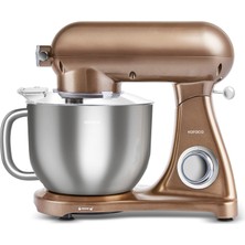 Karaca Powercast Chef Döküm Stand Mikser Mutfak Şefi Walnut Brown 1800W 6,2 Lt