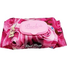 Red Rose Islak Havlu Mendil 90 Adet Kapaklı Gül Kokulu
