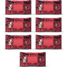 7 Paket Red Rose Islak Havlu Mendil 90 Adet Kapaklı Gül Kokulu