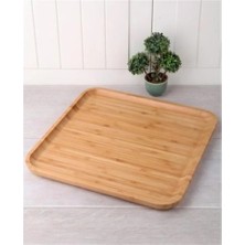 Bambu Kare Sunum Tabağı 30CM ROYALEKS-KR3030