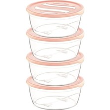 Krizma Yuvarlak Saklama Kabı 4 Lü No:1 ROYALEKS-ÇNK2153