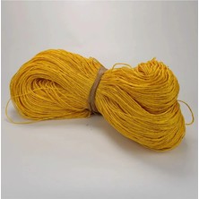 Sarı Renk Çile Kağıt Ip Çanta Ipi Supla Ipi  No:59 - (550-600 Gr)