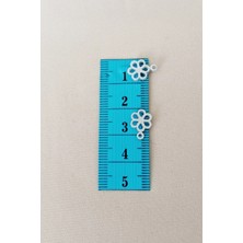 Oya Abiye Bileklik Kolye Pleksi Metalik Plastik Pul Gümüş Renk 8 Gram 100 Adet - BNC528